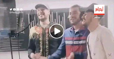 بالفيديو.. بلايلي يغنّي لمولودية الجزائر رفقة