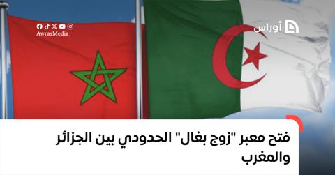 فتح معبر “زوج بغال” الحدودي بين الجزائر والمغرب