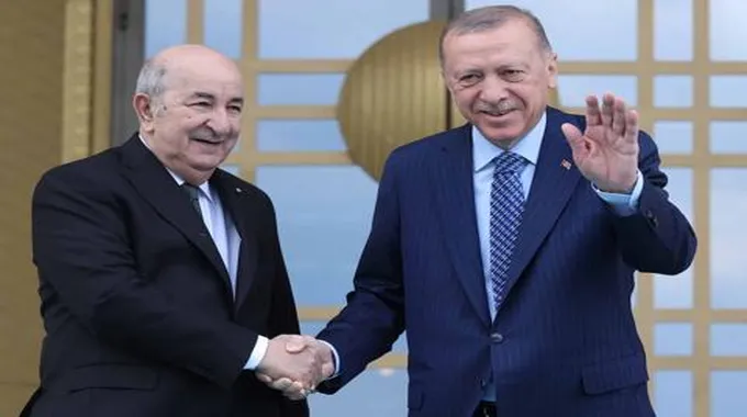 أردوغان يشيد بموقف الجزائر الداعم للقضية