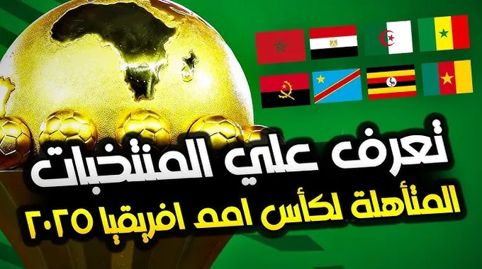 أمم إفريقيا 2025: المنتخبات المتأهلة