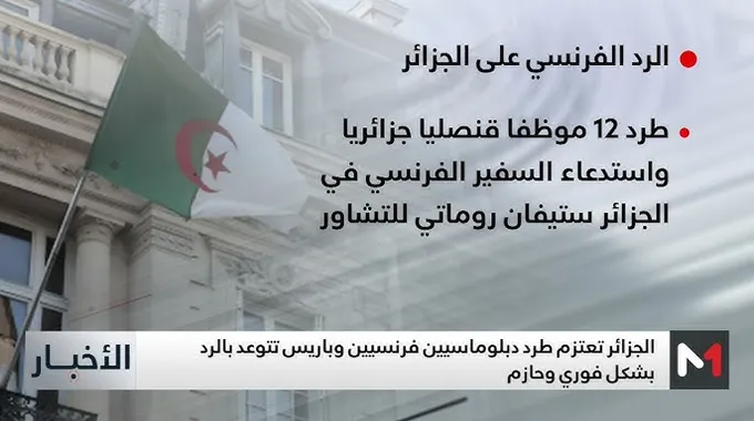 تصعيد دبلوماسي بين الجزائر وفرنسا